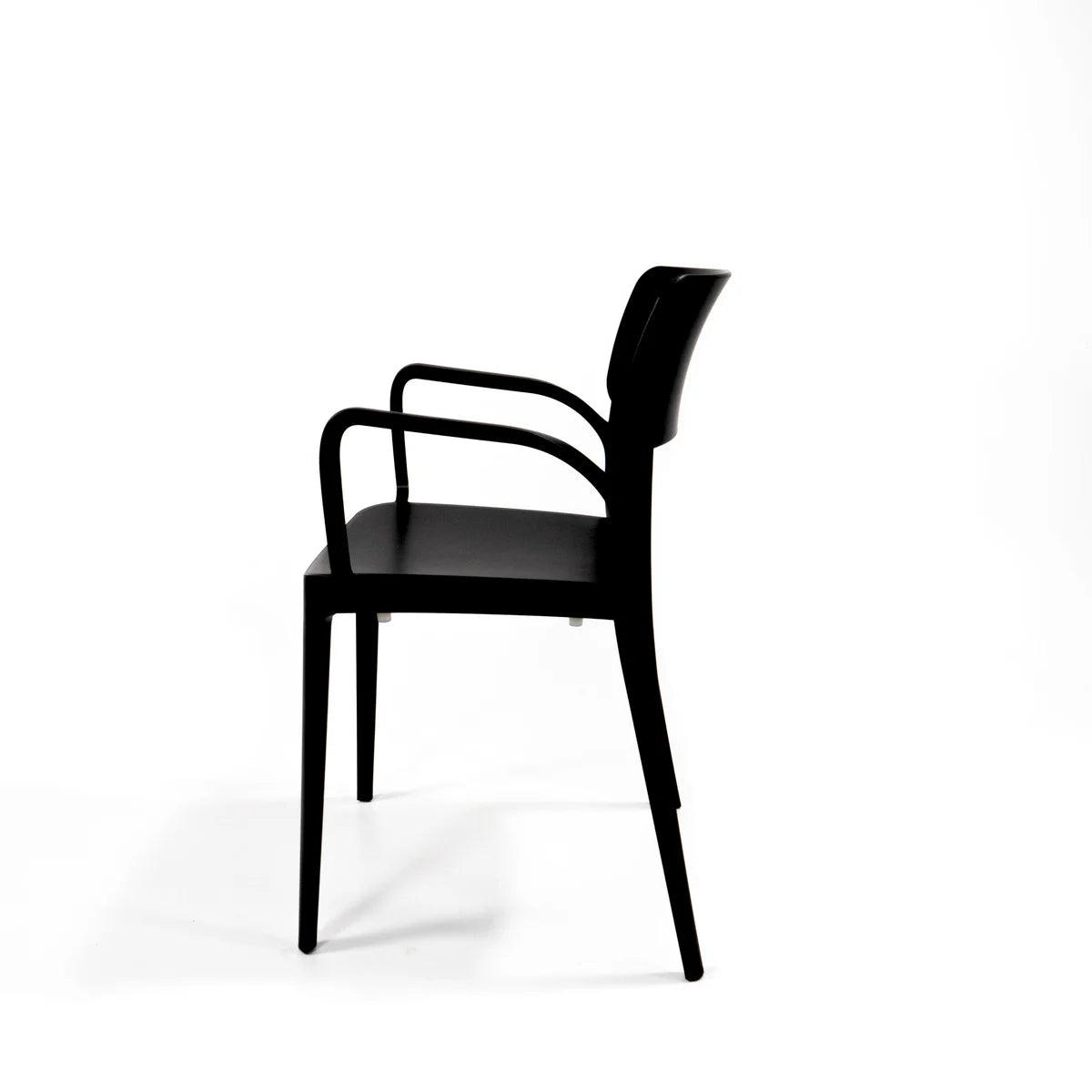 Feros Wing  Armchair Schwarz, Stapelstuhl Kunststoff