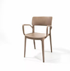 Feros Wing Armchair Sand Beige Stapelstuhl Kunststoff