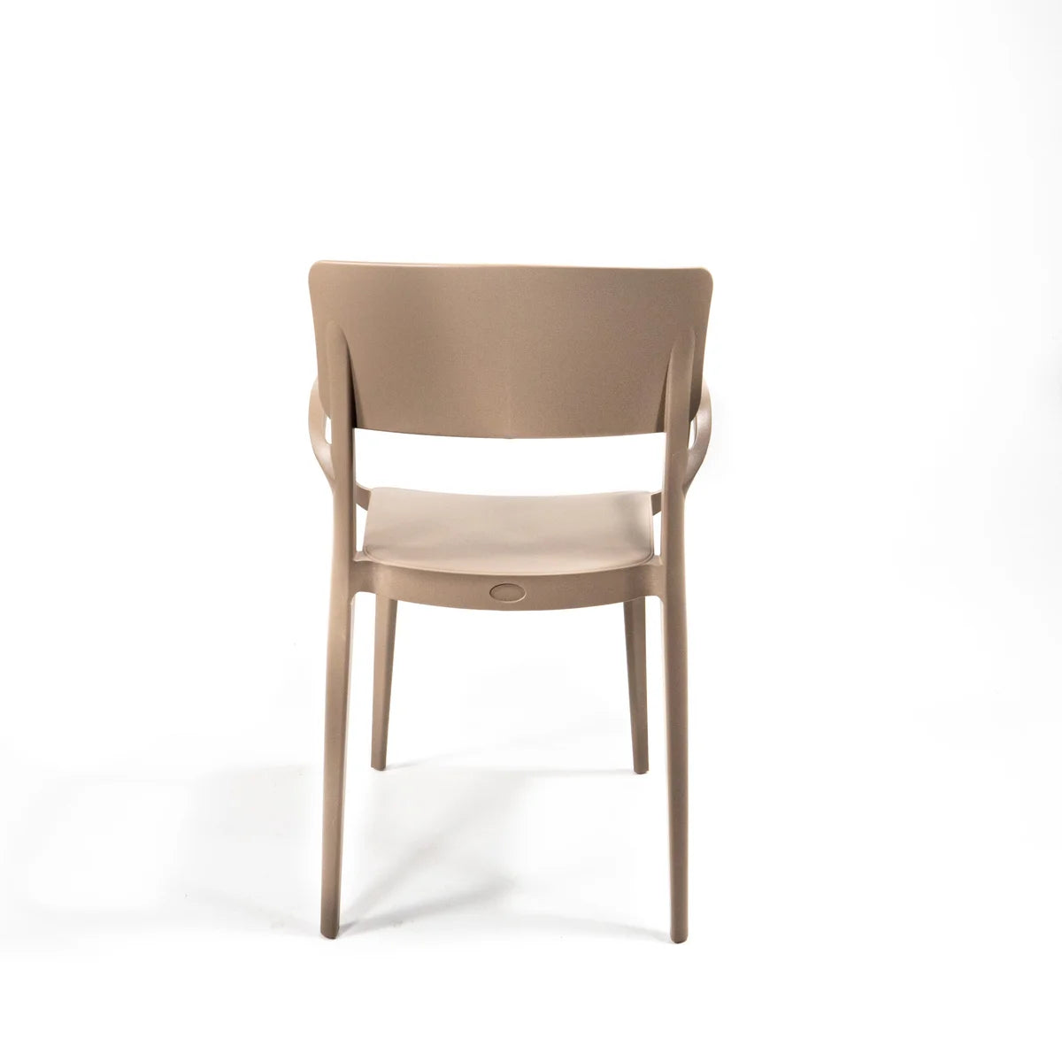 Feros Wing Armchair Sand Beige Stapelstuhl Kunststoff