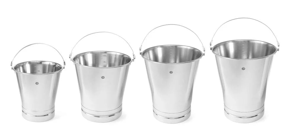 Seau en acier inoxydable, diamètre 300x(H)290mm 12,0 litres