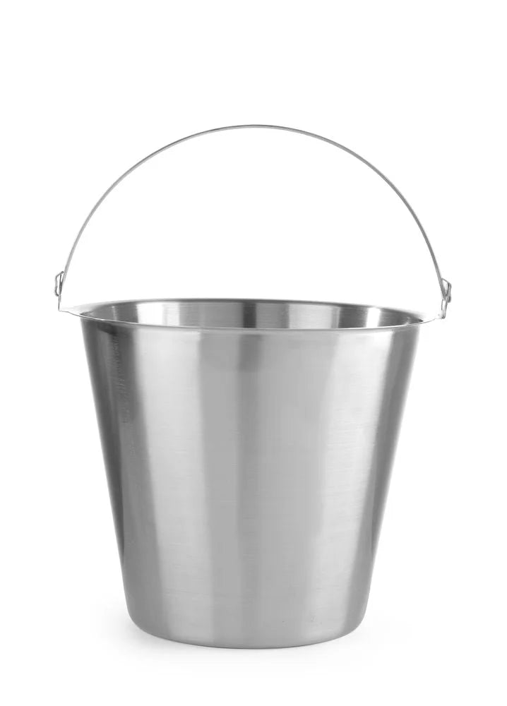 Seau en acier inoxydable 12 l