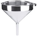 Entonnoir à fût, inox, avec poignée, passage 2,5 cm, hauteur 32,5 cm, 6 litres
