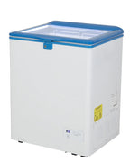 Gastro-Cool FC100 Gefrier-Kühltruhe 100 Liter weiß/blau, LED