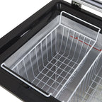 Gastro-Cool FC100 Gefrier-Kühltruhe 100 Liter weiß/schwarz, LED
