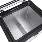 Gastro-Cool FC100 Gefrier-Kühltruhe 100 Liter weiß/schwarz, LED