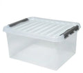 Bac transparent avec couvercle 500x400 mm - 260 mm