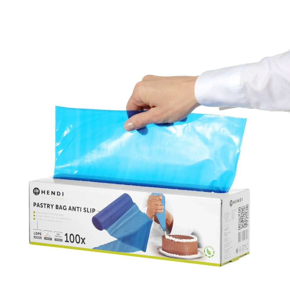 Einwegspritzbeutel 515x280 mm Biologisch abbaubar blau