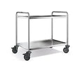 B.PRO Chariot de service SW 10 x 6-2, roulettes en plastique