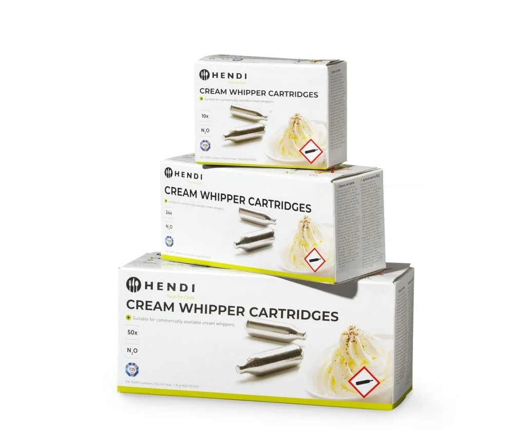 Cartouches de crème pour siphons à crème Profi et Kitchen Line 24 pcs