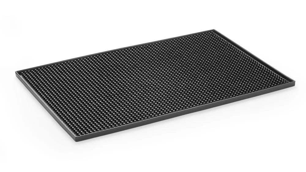 Tapis de bar en caoutchouc noir 455x305x10 mm
