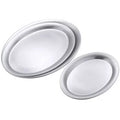 Plateau de service ovale, longueur 23 cm, largeur 17,5 cm, hauteur 1,1 cm