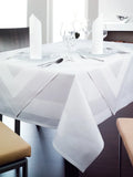 Linge de table Madeira, 100% coton, bord satin 4 côtés, 80 x 80 cm