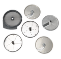 Dito Sama Set de disques PROFI (trancher 2mm & 5mm, râper 3mm & 7mm, trancher 10mm, couper en dés 10x10mm - Ø 175 mm)
