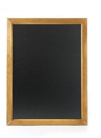 Tableau mural / ardoise avec cadre en bois, 400 x 600 mm