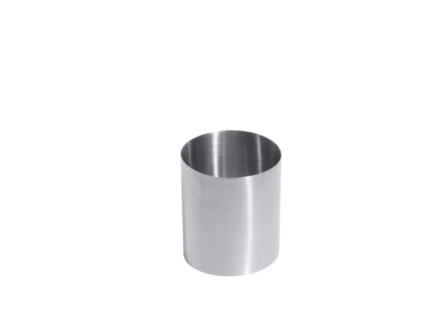 Cercle à mousse / Emporte-pièce rond, satiné, diamètre 6 cm, hauteur 6 cm