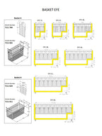 Panier B Liebherr pour congélateurs coffres EFE