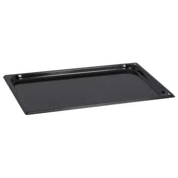 Plaque de four mixte 1/1, 40 mm émail granit, profondeur 4 cm, GN 1/1