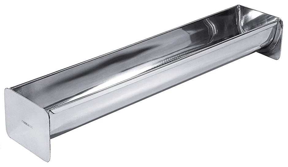 Terrine / moule à cake « gouttière », poli miroir, longueur 50 cm