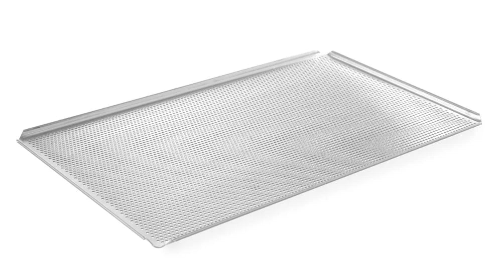 Plaque de cuisson en aluminium, GN 1/1, 530x325x10 mm, 4 rebords