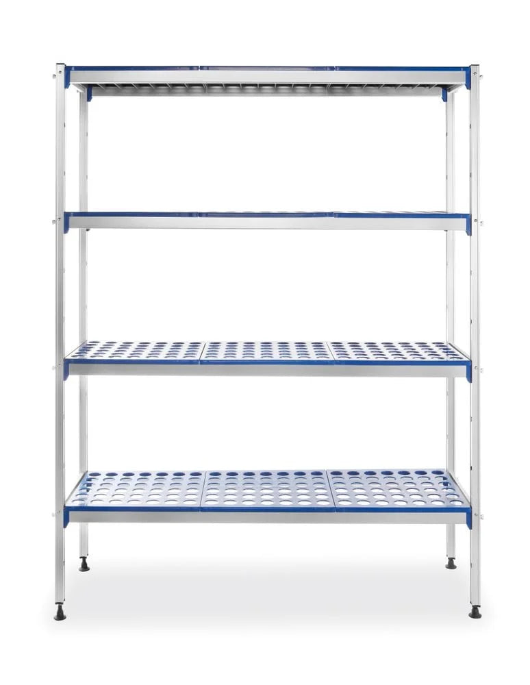 Étagère en aluminium - 1280x405x(H)1685mm