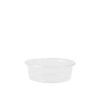 Papstar 50 Dressingbecher, PP rund 50 ml Ø 7,1 cm x H: 2,4 cm transparent