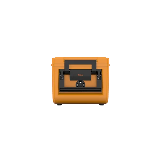 Rieber Thermobox 26 litres, chargement par le haut, chauffante, orange