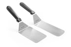 Spatule coudée avec manche PP, large 200x73 mm