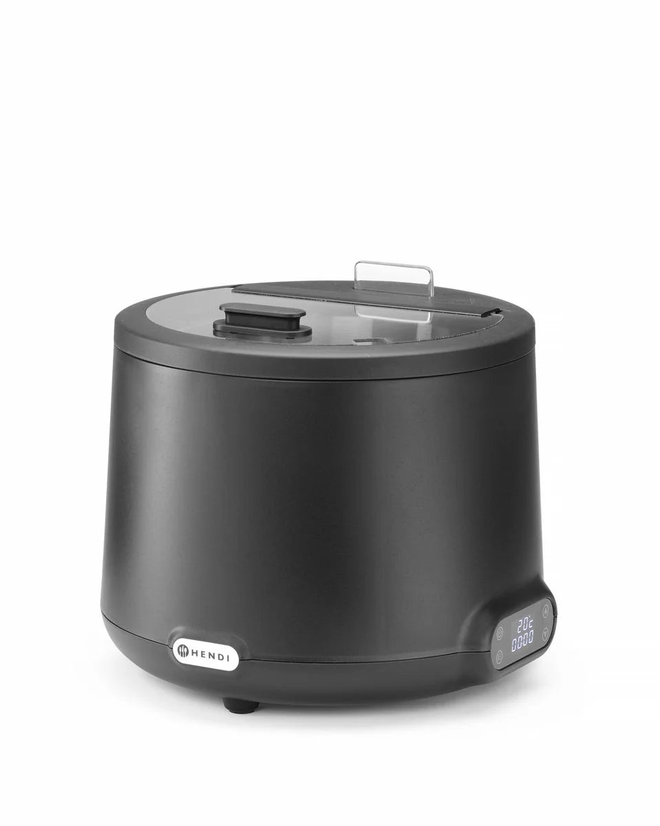 Hendi UNIQ Suppenkessel, 8L, Schwarz, 220-240V/500W, Ø 365x(H)325mm