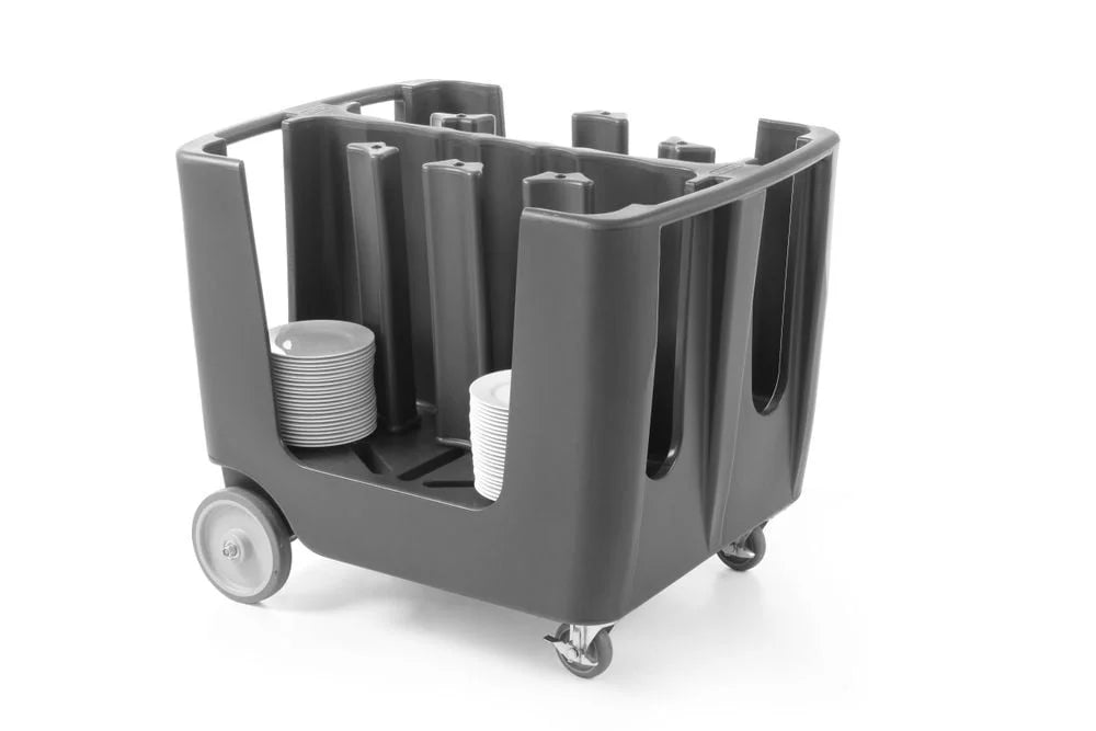 Chariot à assiettes en PE 930x720x785 mm