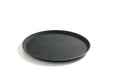 Serviertablett rund - 400mm - schwarz