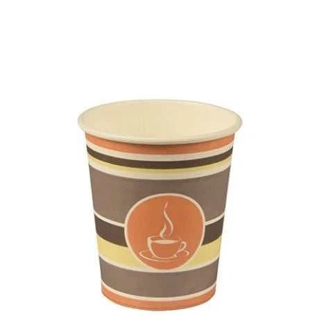 Papstar 50 Trinkbecher, Pappe To Go 0,2 l Ø 8 cm x H: 9,2 cm