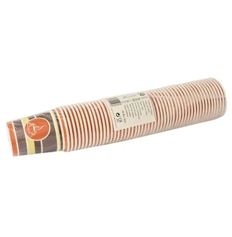 Papstar 50 Trinkbecher, Pappe To Go 0,2 l Ø 8 cm x H: 9,2 cm