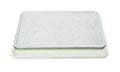 Plateau Polyester, EN 53 x 37 cm - gris clair avec points