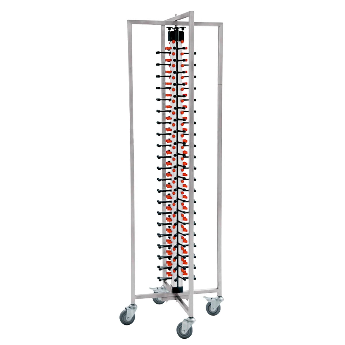 Tellerstapelsystem für 84 Teller, 65 x 59 x 188 cm