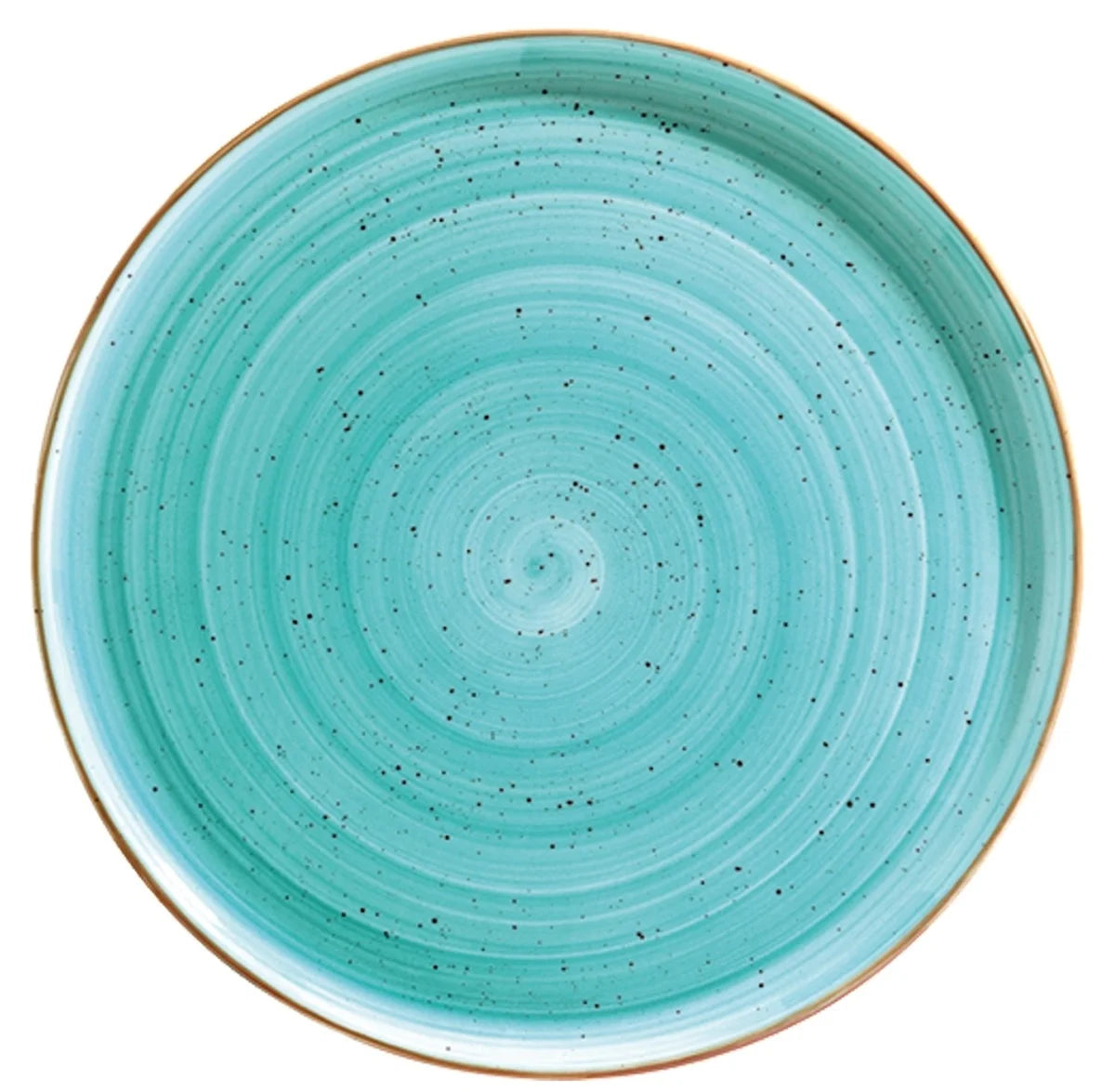 Assiette plate gourmet Bonna Premium Porcelain Aura Aqua 32cm