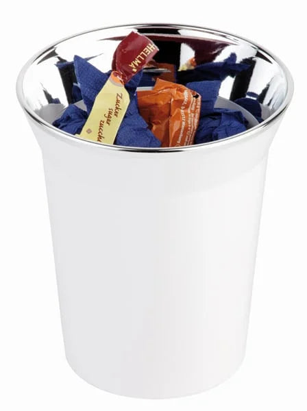 APS récipient pour déchets de table / range-couverts, Ø 130 mm, blanc
