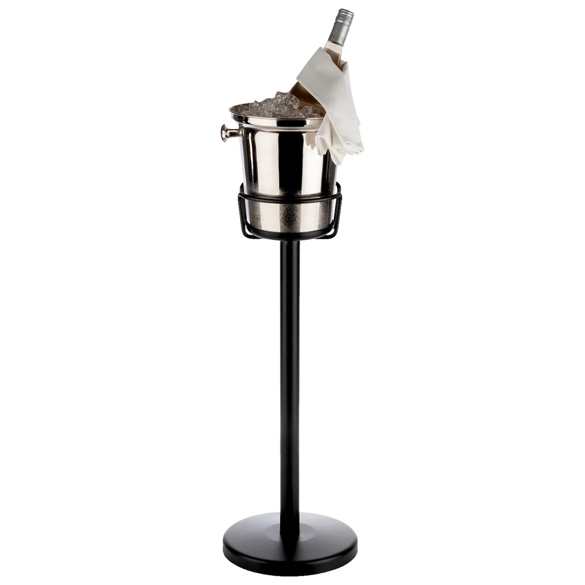APS Ständer für Wein- / Sektkühler, schwarz, Ø 19,5 / 26,5 cm