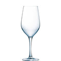 Verre à vin Arcoroc Mineral 45 cl avec traits de jauge à 0,1 et 0,2 l, boîte Practic de 18