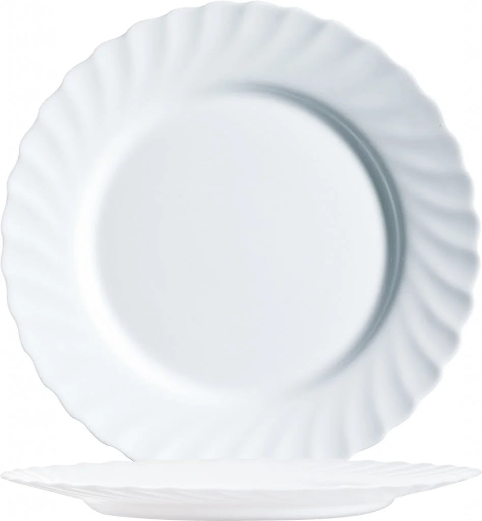 Arcoroc Trianon White Assiette plate 27,3 cm, blanc