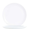 Arcoroc Evolutions White Assiette coupe plate 25 cm, blanc