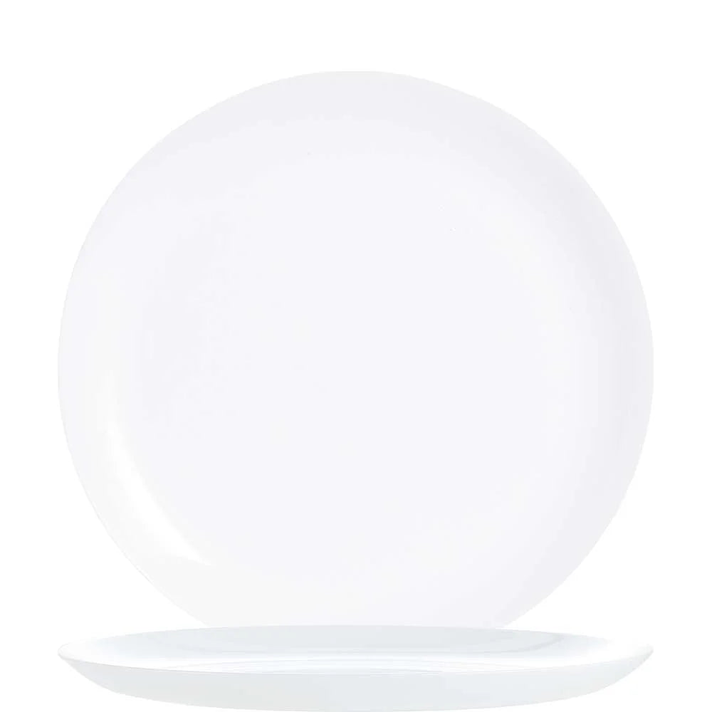 Arcoroc Evolutions White Assiette coupe plate 25 cm, blanc