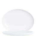 Arcoroc Evolutions White plat ovale 33 x 25 cm, blanc