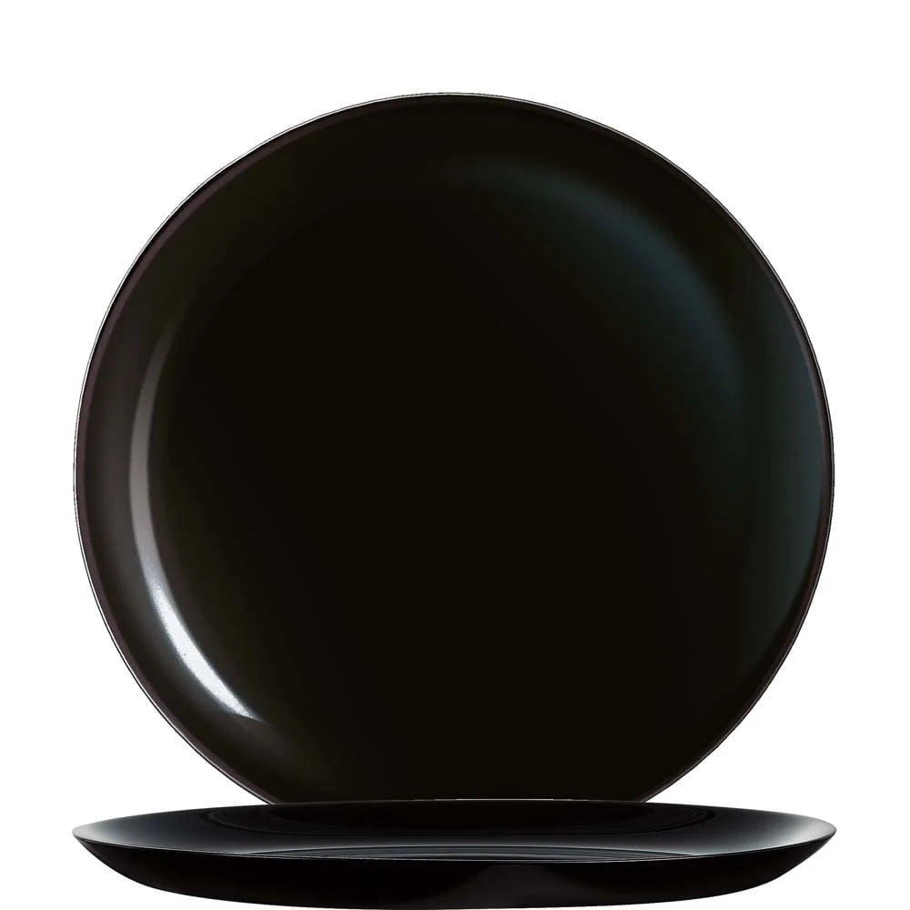 Arcoroc Evolutions Black Coupteller flach 27 cm, schwarz