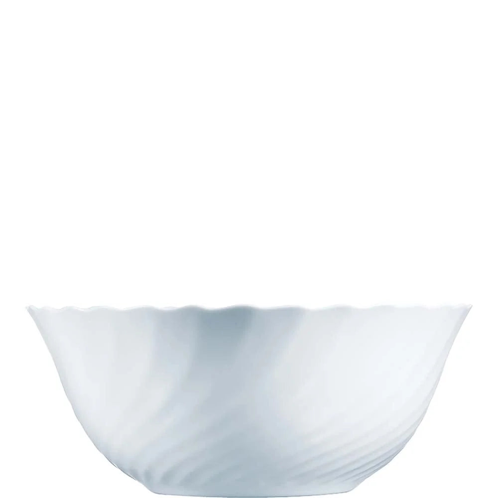 Saladier Arcoroc Trianon Uni blanc 24 cm, capacité 250 cl