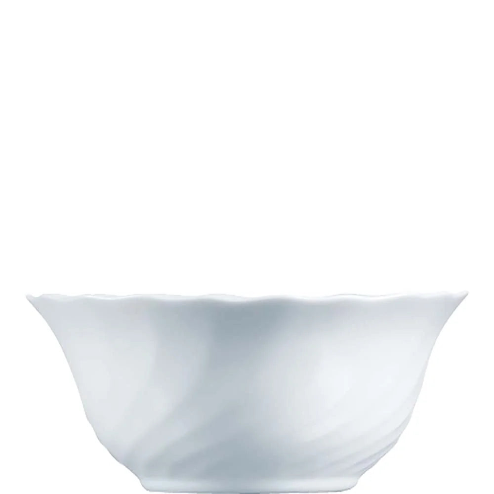 Saladier Arcoroc Trianon Uni blanc 12cm, contenu 34,5cl - (6 pièces)