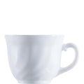 Tasse à café Arcoroc Trianon Uni blanc 22 cl