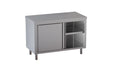 Armoire de travail en acier inoxydable ECO 20x7 sans dosseret