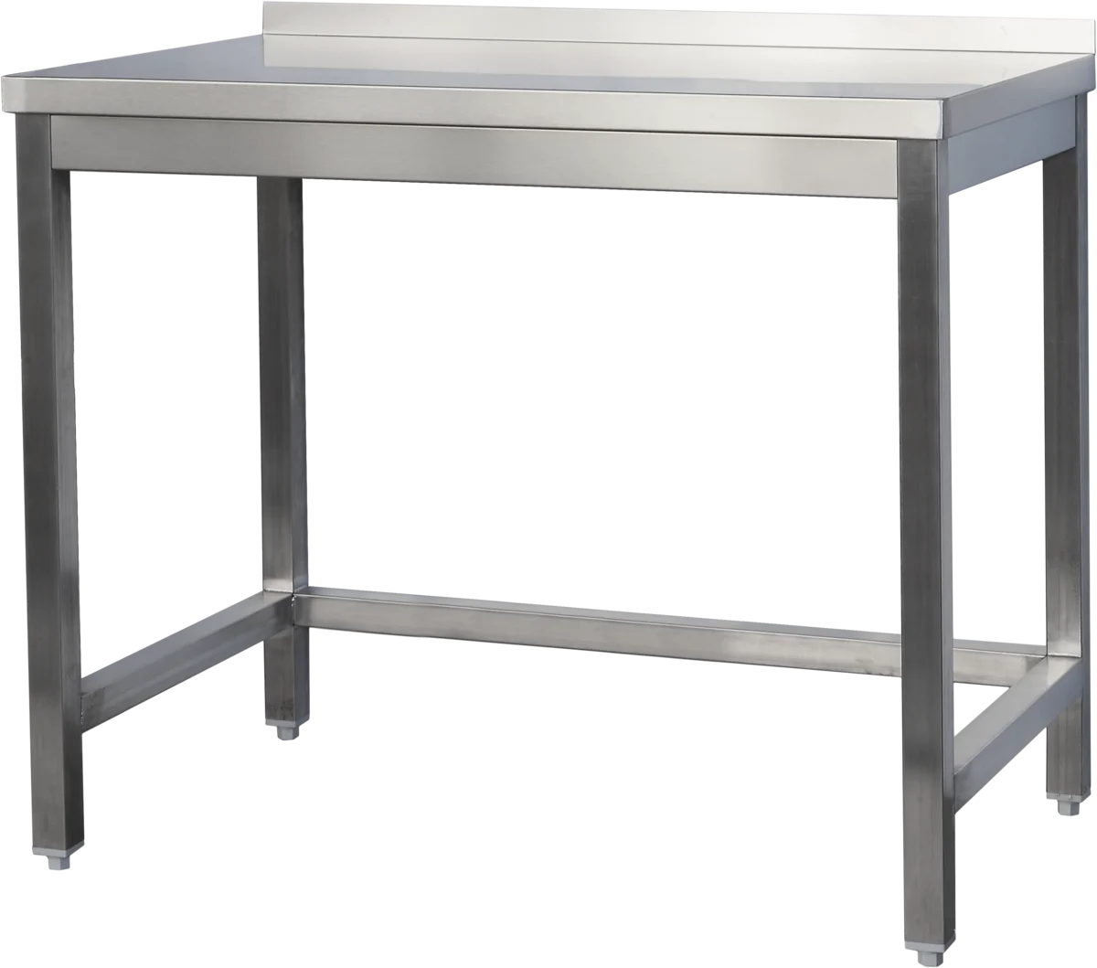 Edelstahl Arbeitstisch Profi 1200 x 600 mm - mit Aufkantung