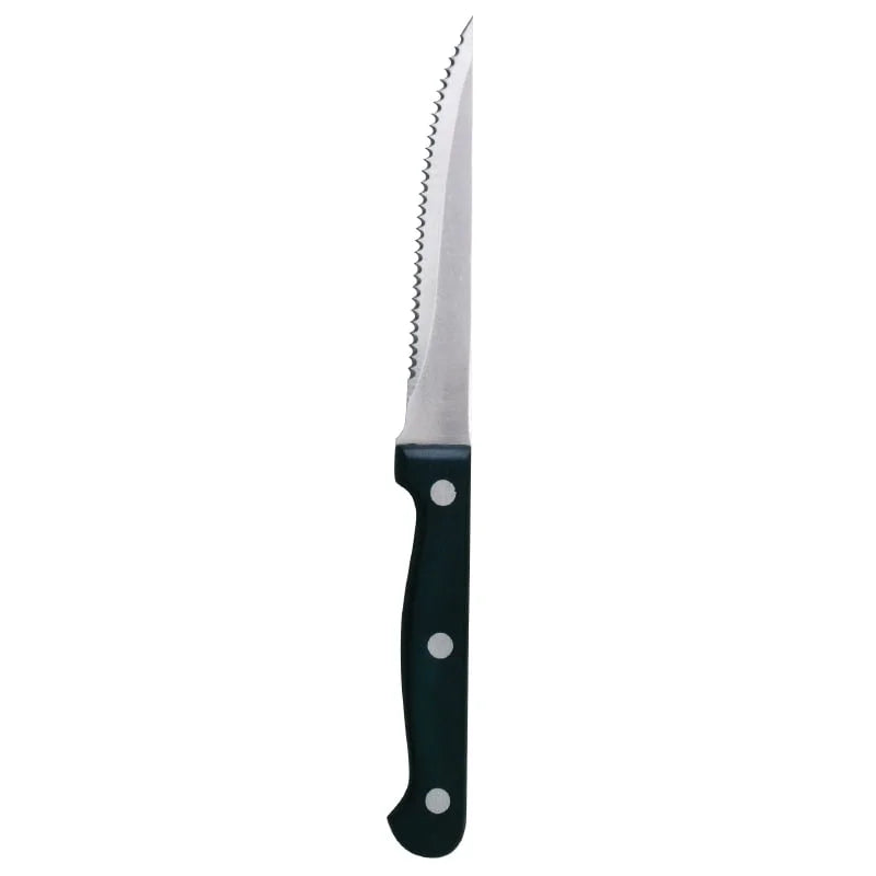 Olympia Steakmesser mit schwarzem Griff 215 mm - 12 Stk.