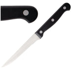 Olympia Steakmesser mit schwarzem Griff 215 mm - 12 Stk.